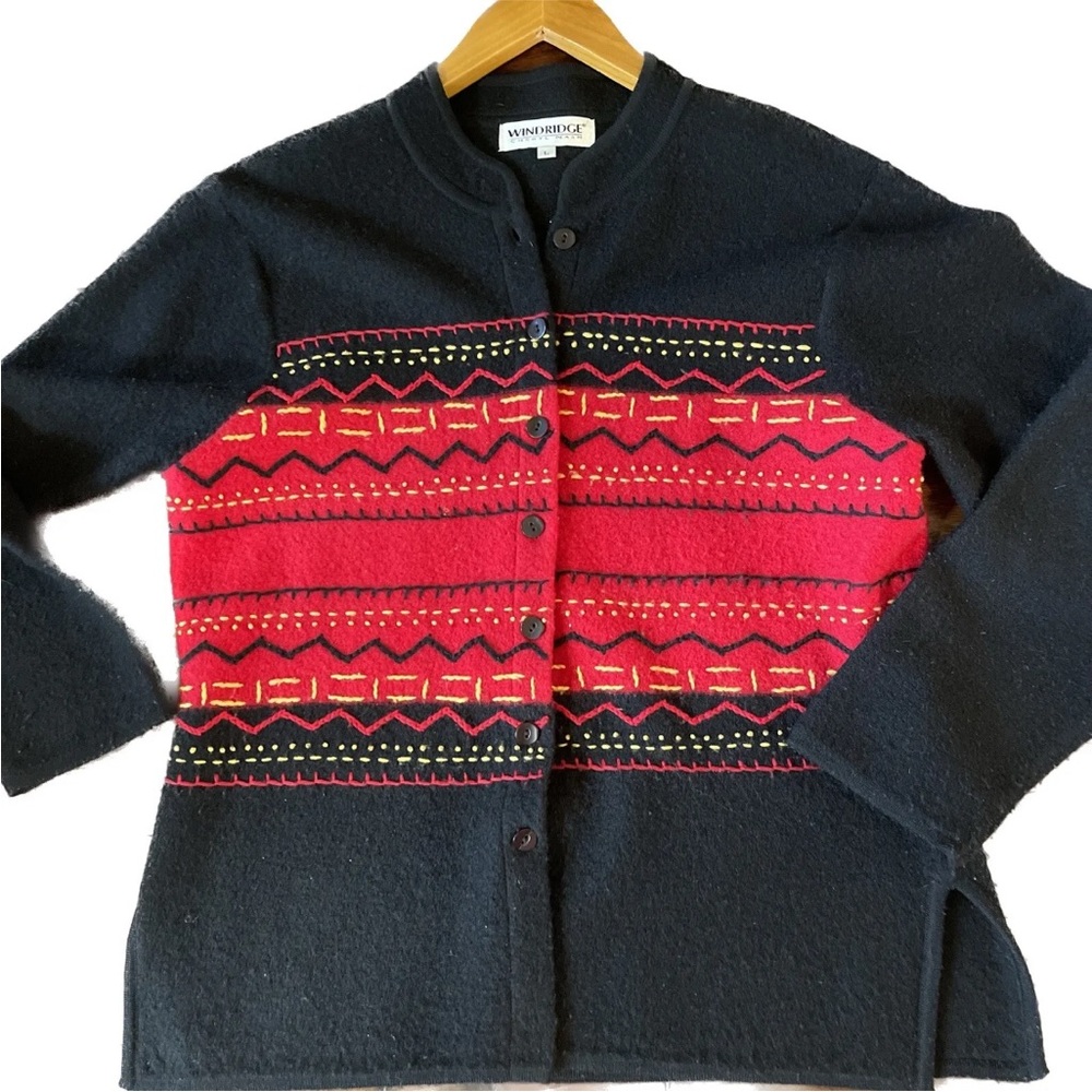Windridge merino wool cardigan L